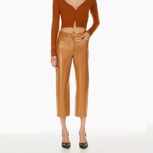 Aritzia leather pants